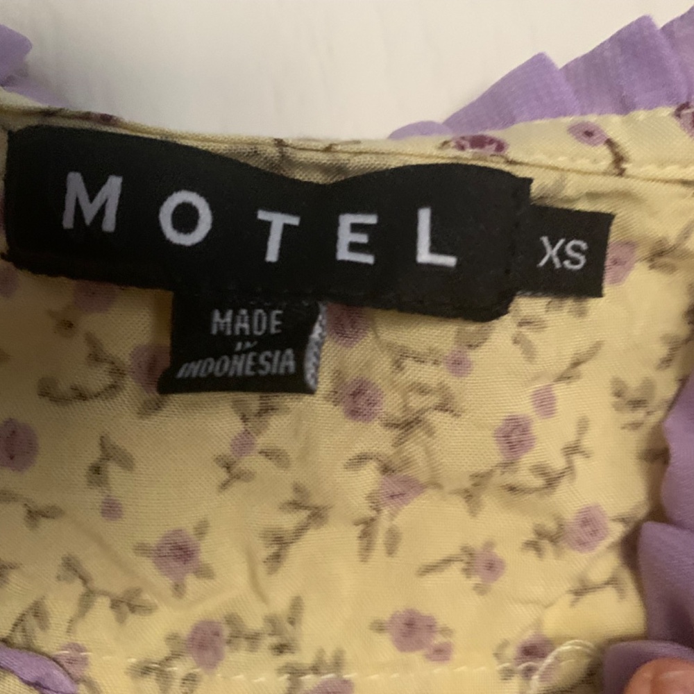 Motel rocks isaure yellow midi dress size xs - Picture 3 of 7